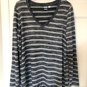 Long sleeve striped top